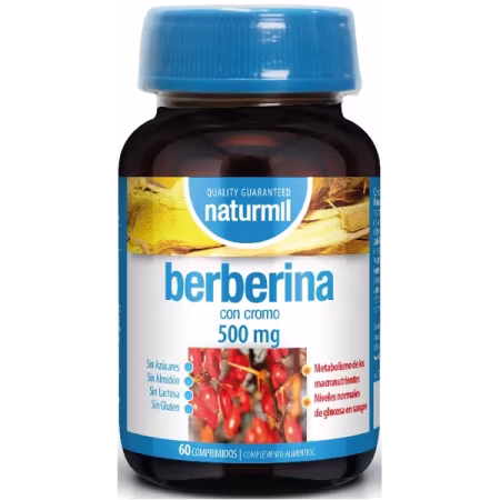 Naturmil Berberina con Cromo 500mg 60 Capsule