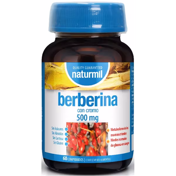 Naturmil Berberina con Cromo 500mg 60 Capsule